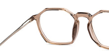 Load image into Gallery viewer, Brown Geometric Full Rim Unisex Eyeglasses by Lenskart Air-201276