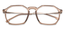 Load image into Gallery viewer, Brown Geometric Full Rim Unisex Eyeglasses by Lenskart Air-201276