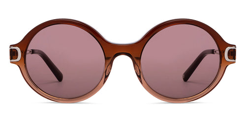 Brown Round Full Rim Unisex Sunglasses by John Jacobs-152722