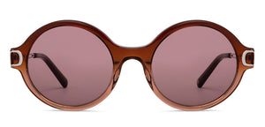 Brown Round Full Rim Unisex Sunglasses by John Jacobs-152722