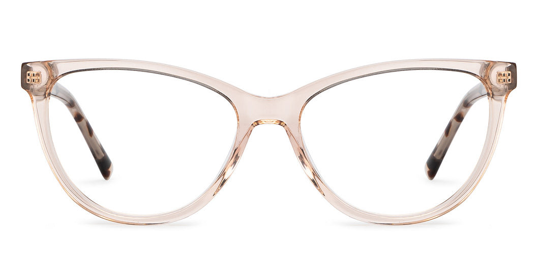 Brown Cat Eye Full Rim Women Eyeglasses by Vincent Chase-201624