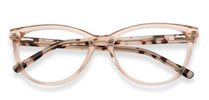Brown Cat Eye Full Rim Women Eyeglasses by Vincent Chase-201624