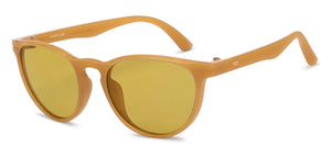 Brown Round Full Rim Unisex Sunglasses by Vincent Chase Online-207926