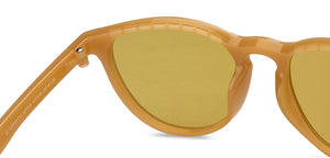 Brown Round Full Rim Unisex Sunglasses by Vincent Chase Online-207926
