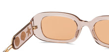 Load image into Gallery viewer, Brown Rectangle Full Rim Women Sunglasses by John Jacobs-209440