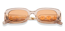 Load image into Gallery viewer, Brown Rectangle Full Rim Women Sunglasses by John Jacobs-209440