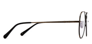 Copper Aviator Full Rim Unisex Eyeglasses by John Jacobs-209670