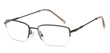 Load image into Gallery viewer, Copper Rectangle Half Rim Unisex Eyeglasses by Vincent Chase-209025