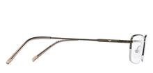 Load image into Gallery viewer, Copper Rectangle Half Rim Unisex Eyeglasses by Vincent Chase-209025