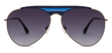 Load image into Gallery viewer, Silver Aviator Full Rim Unisex Sunglasses by John Jacobs-150969