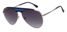 Load image into Gallery viewer, Silver Aviator Full Rim Unisex Sunglasses by John Jacobs-150969