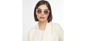 White Wayfarer Full Rim Unisex Sunglasses by Vincent Chase Polarized-200444