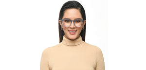 Blue Wayfarer Full Rim Unisex Eyeglasses by Lenskart Hustlr-217201