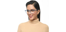 Load image into Gallery viewer, Blue Wayfarer Full Rim Unisex Eyeglasses by Lenskart Hustlr-217201