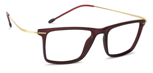 Brown Square Full Rim Unisex Eyeglasses by Lenskart Air Online-140570