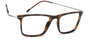 Brown Square Full Rim Unisex Eyeglasses by Lenskart Air Computer Glasses-145019