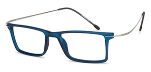 Blue Rectangle Full Rim Unisex Eyeglasses by Lenskart Air Online-140580