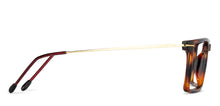 Load image into Gallery viewer, Brown Rectangle Full Rim Extra Wide Unisex Eyeglasses by Lenskart Air Online-140579