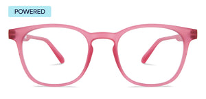 Pink Wayfarer Full Rim Unisex Eyeglasses by Lenskart Hustlr-216712