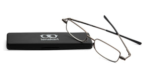 Grey Rectangle Full Rim Unisex Eyeglasses by LENSKART PREMIUM READERS-146074
