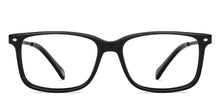 Load image into Gallery viewer, Black Rectangle Full Rim Men Eyeglasses by Fossil-148844