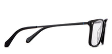 Load image into Gallery viewer, Black Rectangle Full Rim Men Eyeglasses by Fossil-148844