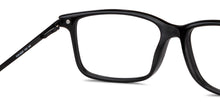 Load image into Gallery viewer, Black Rectangle Full Rim Men Eyeglasses by Fossil-148844