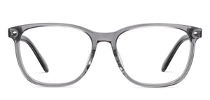 Grey Rectangle Full Rim Men Eyeglasses by Fossil-148833