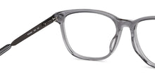 Load image into Gallery viewer, Grey Rectangle Full Rim Men Eyeglasses by Fossil-148833