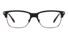 Load image into Gallery viewer, Black Rectangle Full Rim Unisex Eyeglasses by Fossil-115752