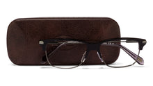 Load image into Gallery viewer, Black Rectangle Full Rim Unisex Eyeglasses by Fossil-115752