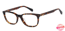 Load image into Gallery viewer, Brown Rectangle Full Rim Unisex Eyeglasses by Fossil-137206