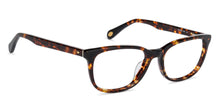 Load image into Gallery viewer, Brown Rectangle Full Rim Unisex Eyeglasses by Fossil-137206