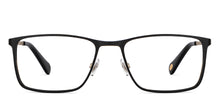 Load image into Gallery viewer, Black Rectangle Full Rim Men Eyeglasses by Fossil-205581