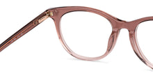 Load image into Gallery viewer, Brown Cat Eye Full Rim Women Eyeglasses by Fossil-150147