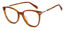 Load image into Gallery viewer, Brown Cat Eye Full Rim Women Eyeglasses by Fossil-150141