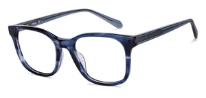 Blue Square Full Rim Men Eyeglasses by Fossil-201228