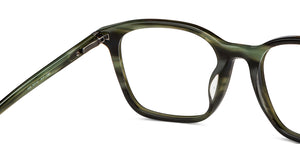 Tortoise Square Full Rim Men Eyeglasses by Fossil-206633