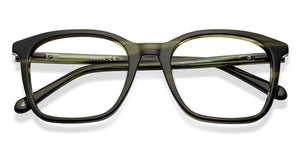 Tortoise Square Full Rim Men Eyeglasses by Fossil-206633