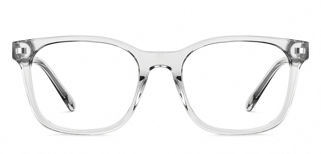 Transparent Square Full Rim Men Eyeglasses by Fossil-201229