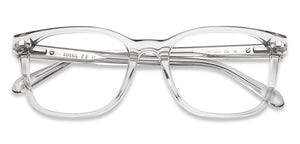 Transparent Square Full Rim Men Eyeglasses by Fossil-201229