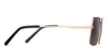 Load image into Gallery viewer, Gold Square Full Rim Unisex Sunglasses by Vincent Chase Polarized-200405