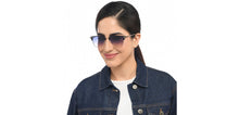 Load image into Gallery viewer, Gold Clubmaster Full Rim Unisex Sunglasses by Vincent Chase Polarized-209298