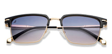 Load image into Gallery viewer, Gold Clubmaster Full Rim Unisex Sunglasses by Vincent Chase Polarized-209298