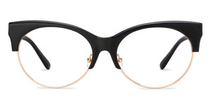 Black Cat Eye Full Rim Women Eyeglasses by John Jacobs-201662