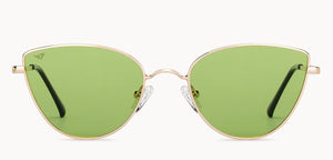 Gold Cat Eye Full Rim Women Sunglasses by Vincent Chase Polarized-200479