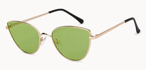 Gold Cat Eye Full Rim Women Sunglasses by Vincent Chase Polarized-200479