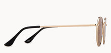 Load image into Gallery viewer, Gold Geometric Full Rim Unisex Sunglasses by Vincent Chase Polarized-200501