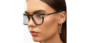 Black Round Full Rim Women Eyeglasses by John Jacobs-211183