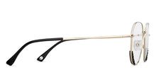 Load image into Gallery viewer, Gold Round Full Rim Unisex Eyeglasses by John Jacobs-150369